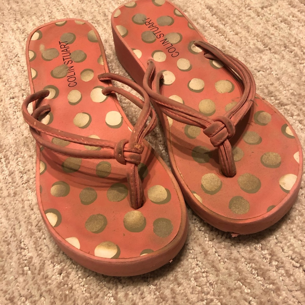 Colin Stuart flip flops size 7